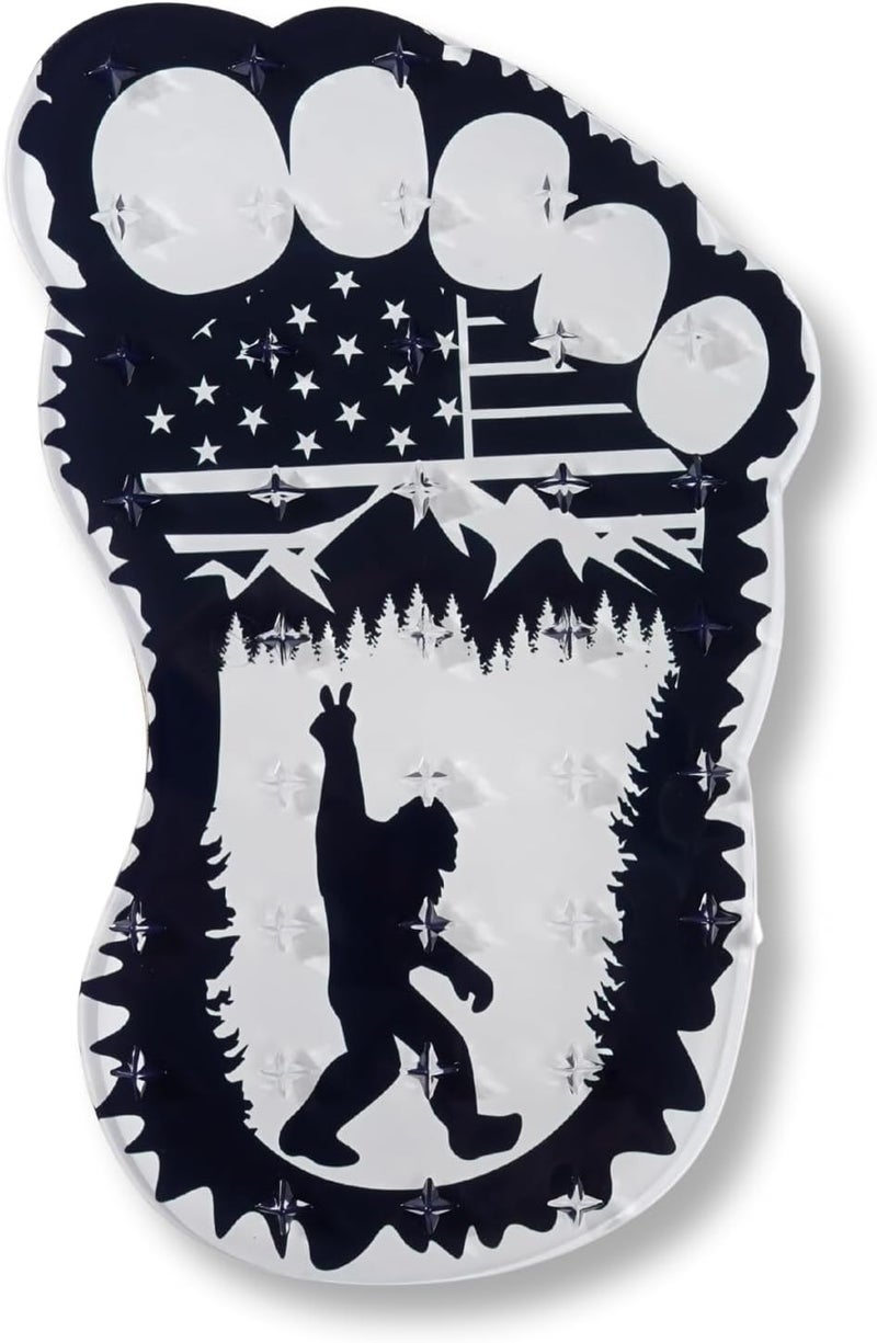 devembr Snowboard Stomp Pad for Bigfoot Lovers, Funny Stomp Pads Snowboarding with 3D Bumps Design, PVC Material - Image 1